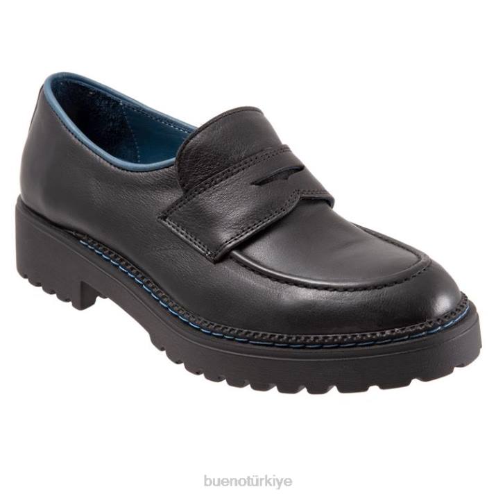 della kadınlar siyah Bueno Footwear TF6T69 bot ayakkabı