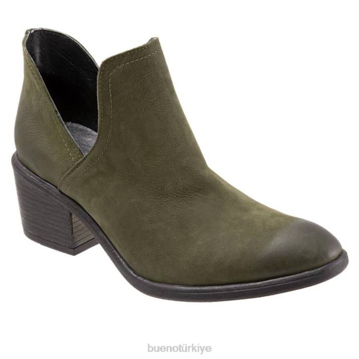 dilan kadınlar asker yeşili nubuk Bueno Footwear TF6T90 bot ayakkabı