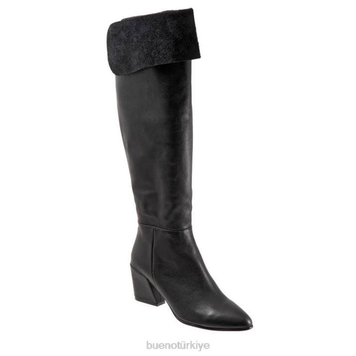 şile kadınlar siyah Bueno Footwear TF6T27 bot ayakkabı