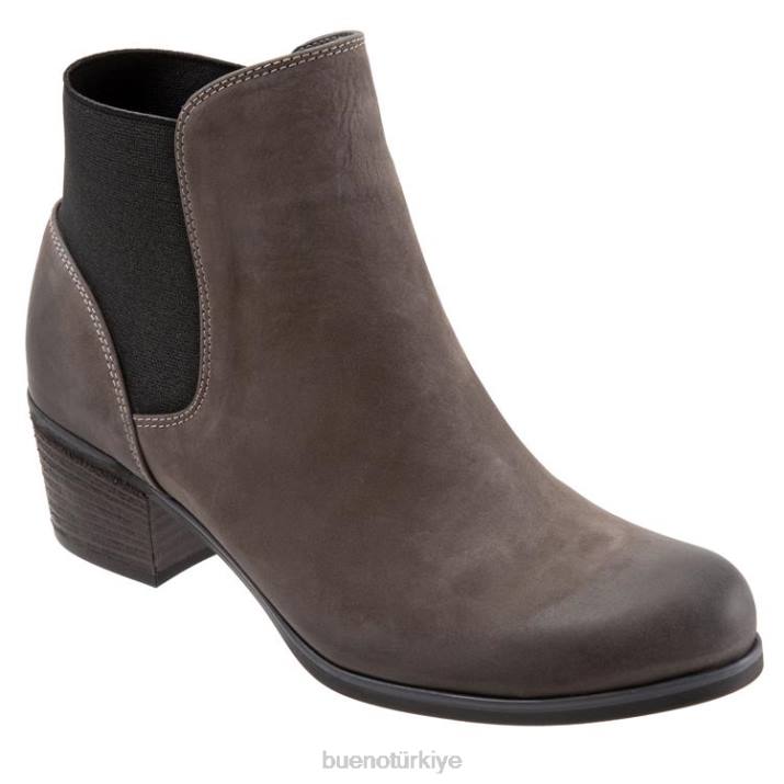 keri kadınlar gri nubuk Bueno Footwear TF6T75 bot ayakkabı