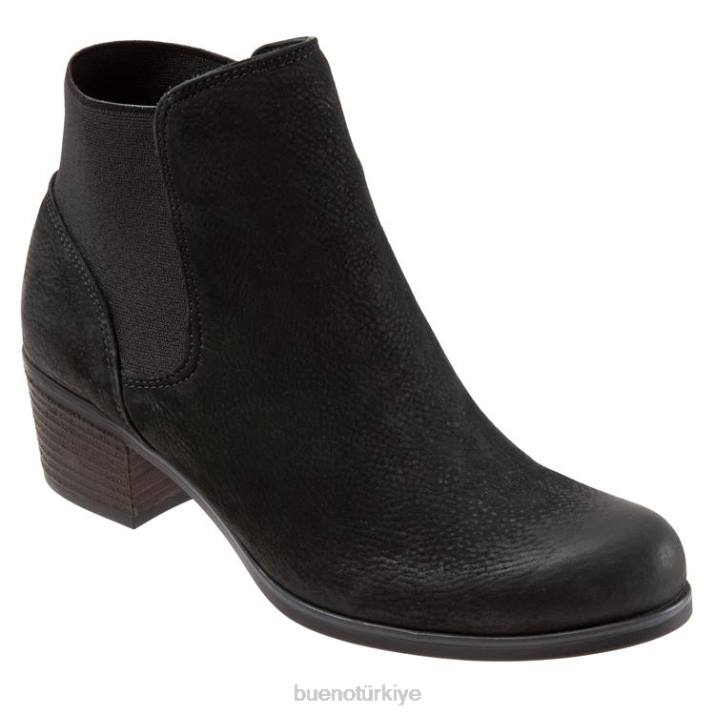 keri kadınlar siyah nubuk Bueno Footwear TF6T74 bot ayakkabı