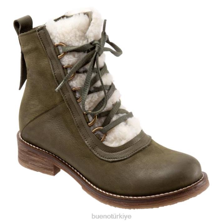 oyuncak kadınlar haki nubuk Bueno Footwear TF6T77 bot ayakkabı