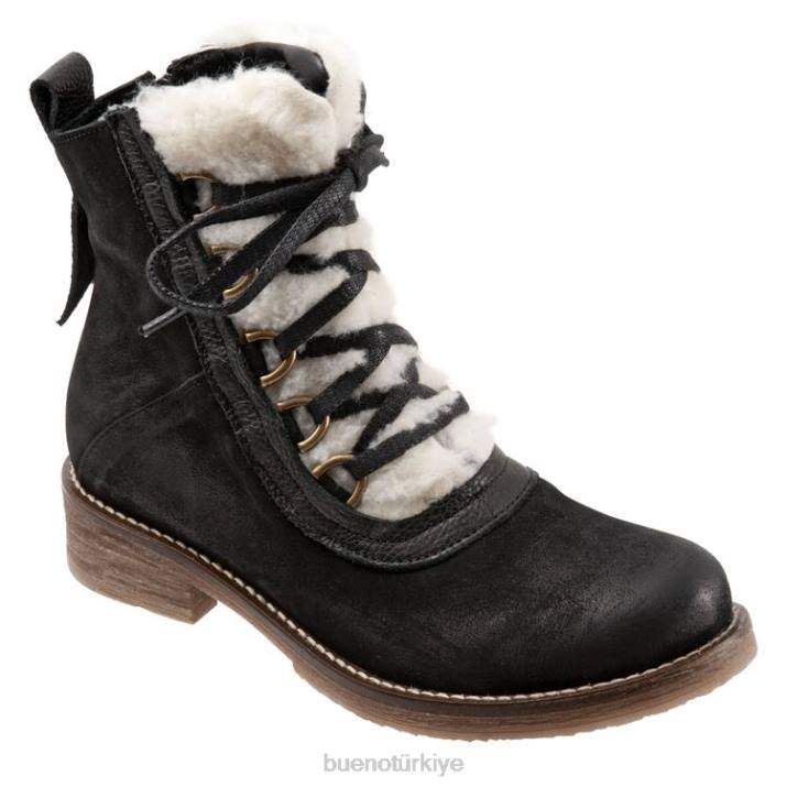 oyuncak kadınlar siyah nubuk Bueno Footwear TF6T78 bot ayakkabı