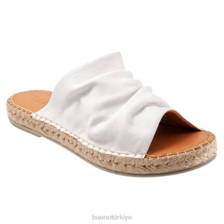 Güzel kadınlar buz beyazı Bueno Footwear TF6T240 daireler