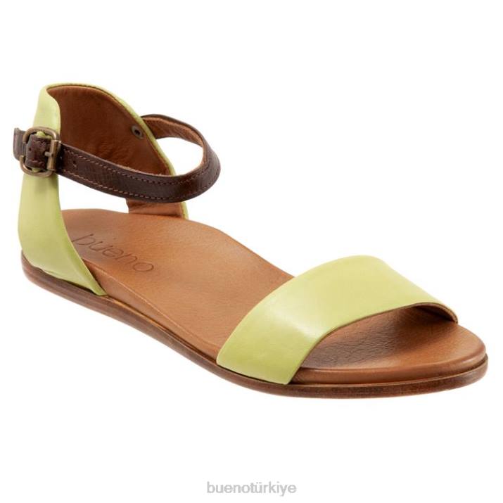 Söğüt kadınlar Limon yeşili Bueno Footwear TF6T168 daireler