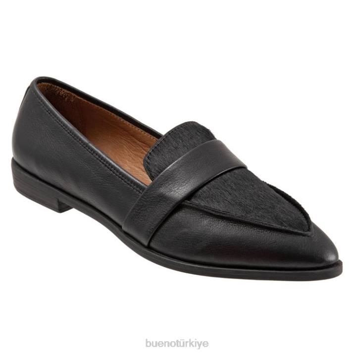ahırlar kadınlar siyah midilli Bueno Footwear TF6T151 daireler