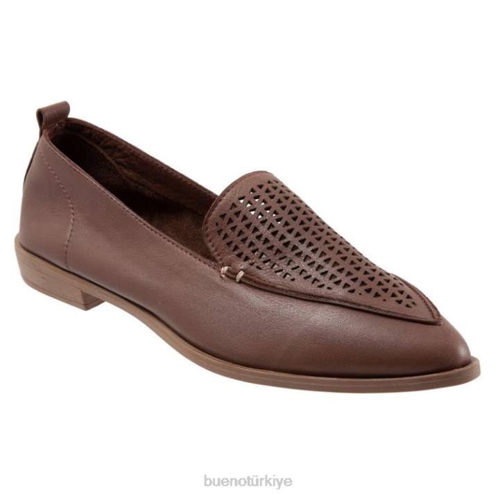 alev alev kadınlar koyu kahverengi Bueno Footwear TF6T147 daireler