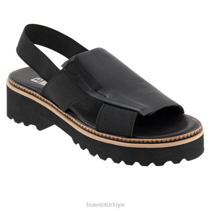 amy kadınlar siyah Bueno Footwear TF6T210 daireler