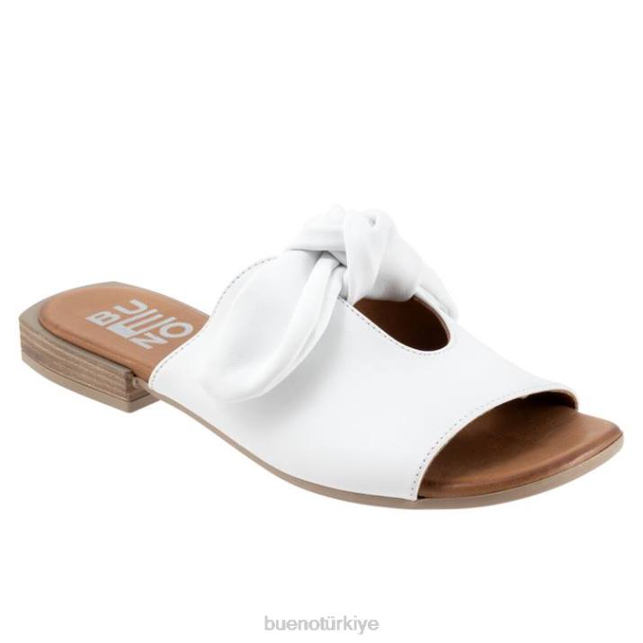 audrey kadınlar beyaz Bueno Footwear TF6T97 daireler