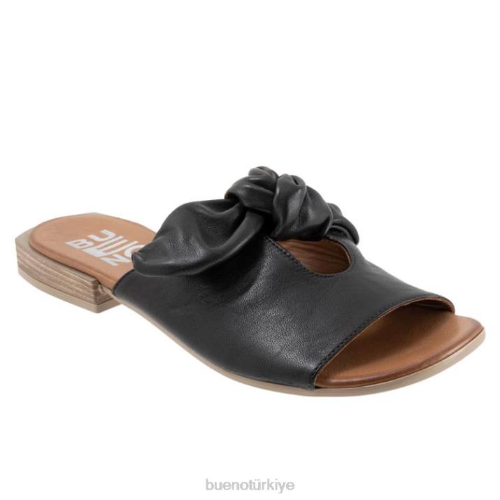 audrey kadınlar siyah Bueno Footwear TF6T96 daireler
