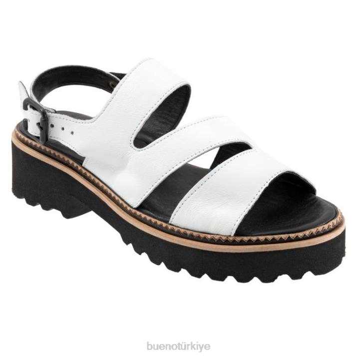 aura kadınlar beyaz Bueno Footwear TF6T212 daireler