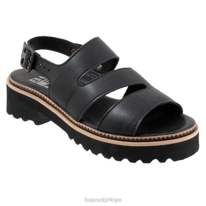 aura kadınlar siyah Bueno Footwear TF6T213 daireler
