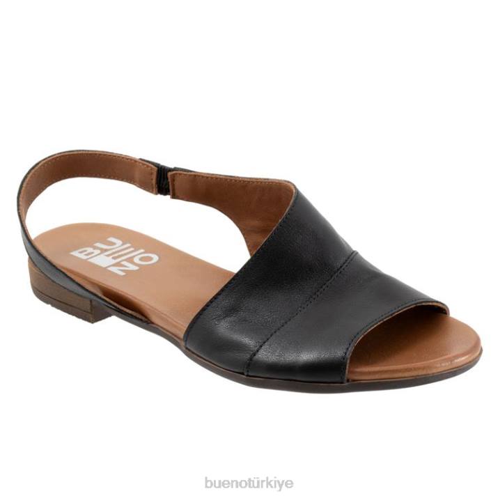 bronzlaşma kadınlar siyah Bueno Footwear TF6T106 daireler