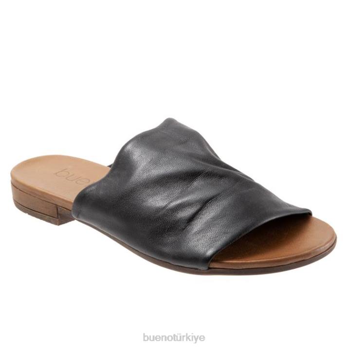 döndürücü kadınlar siyah Bueno Footwear TF6T178 daireler