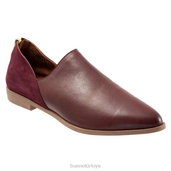güzel kadınlar merlot Bueno Footwear TF6T181 daireler