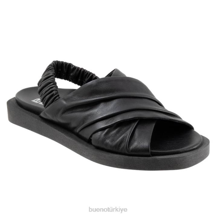 janessa kadınlar siyah Bueno Footwear TF6T122 daireler