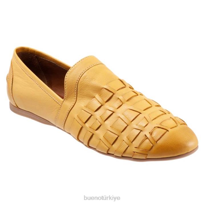 kristy kadınlar hardal Bueno Footwear TF6T234 daireler
