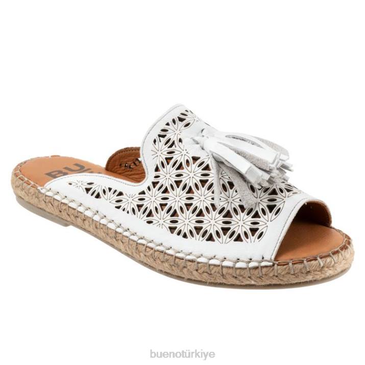 naven kadınlar beyaz Bueno Footwear TF6T162 daireler