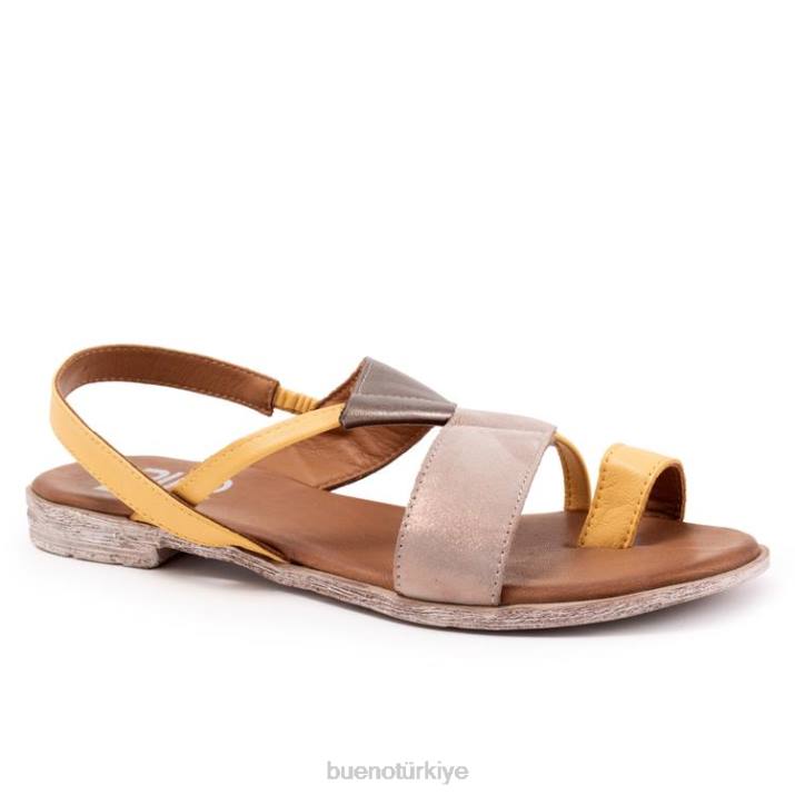 yuki kadınlar hardal çok Bueno Footwear TF6T109 daireler