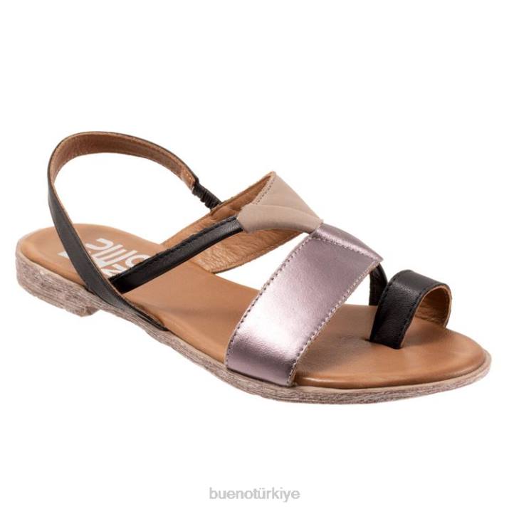 yuki kadınlar siyah çok Bueno Footwear TF6T108 daireler