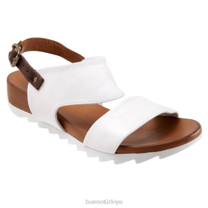 fara kadınlar beyaz Bueno Footwear TF6T351 sandalet