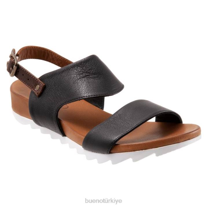 fara kadınlar siyah Bueno Footwear TF6T350 sandalet