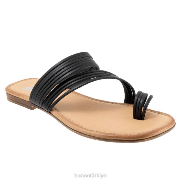 val kadınlar siyah Bueno Footwear TF6T346 sandalet