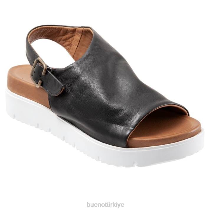 yaz kadınlar siyah Bueno Footwear TF6T362 sandalet