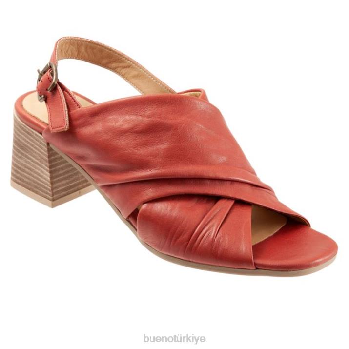 cennet kadınlar pişmiş toprak Bueno Footwear TF6T336 topuklu