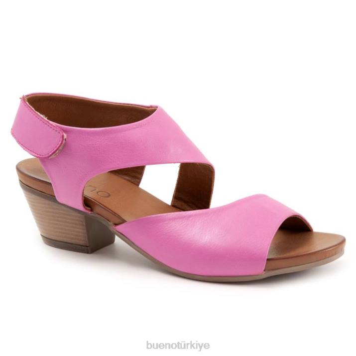kertenkele kadınlar fuşya Bueno Footwear TF6T327 topuklu