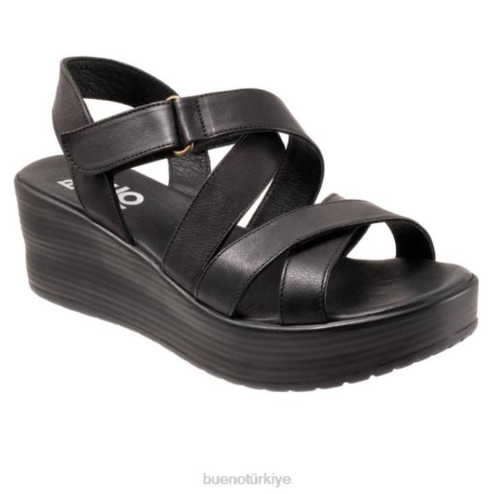 nadya kadınlar siyah Bueno Footwear TF6T291 topuklu