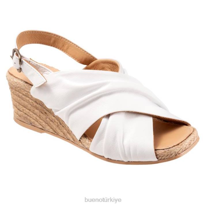yasemin kadınlar beyaz Bueno Footwear TF6T270 topuklu