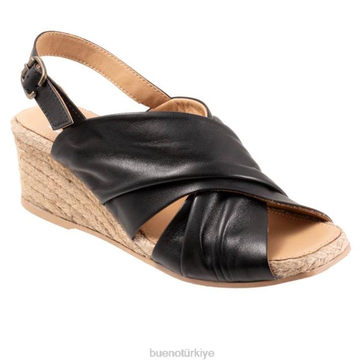yasemin kadınlar siyah Bueno Footwear TF6T271 topuklu